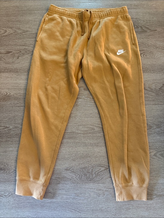 Nike Other - Nike Mustard Yellow Fleece Joggers
